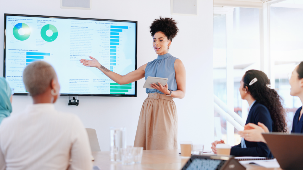 Business Team Setting Long-Term Goals for Sustainability