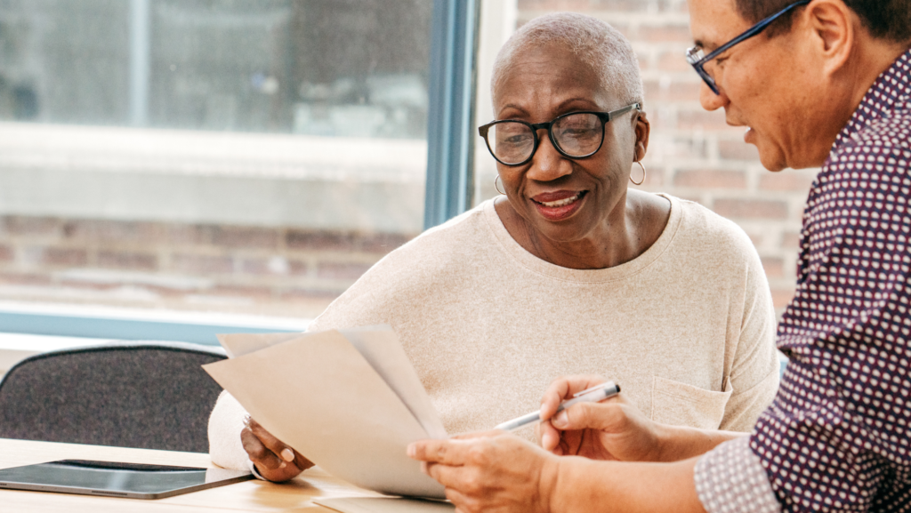 Women working on creating and passing down her financial legacy